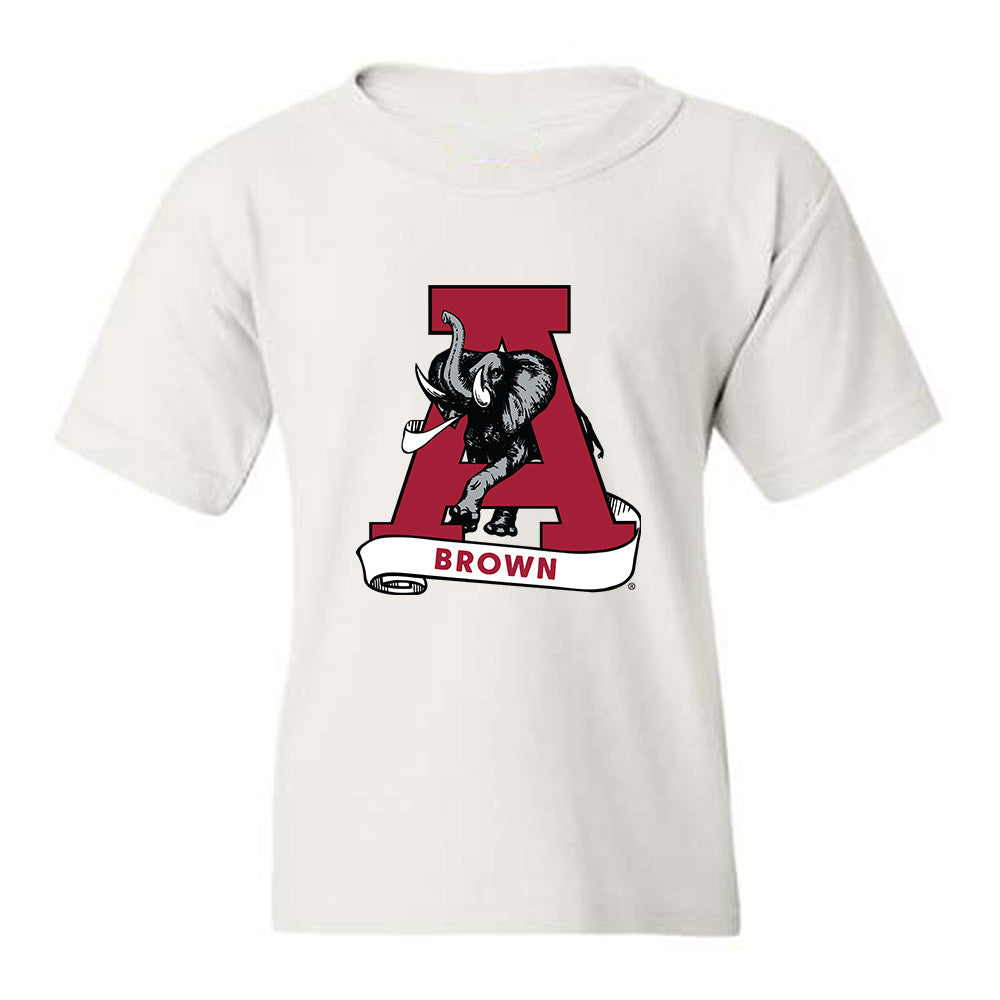 Alabama - Football Alumni : Keith Brown - Youth T-Shirt Style008