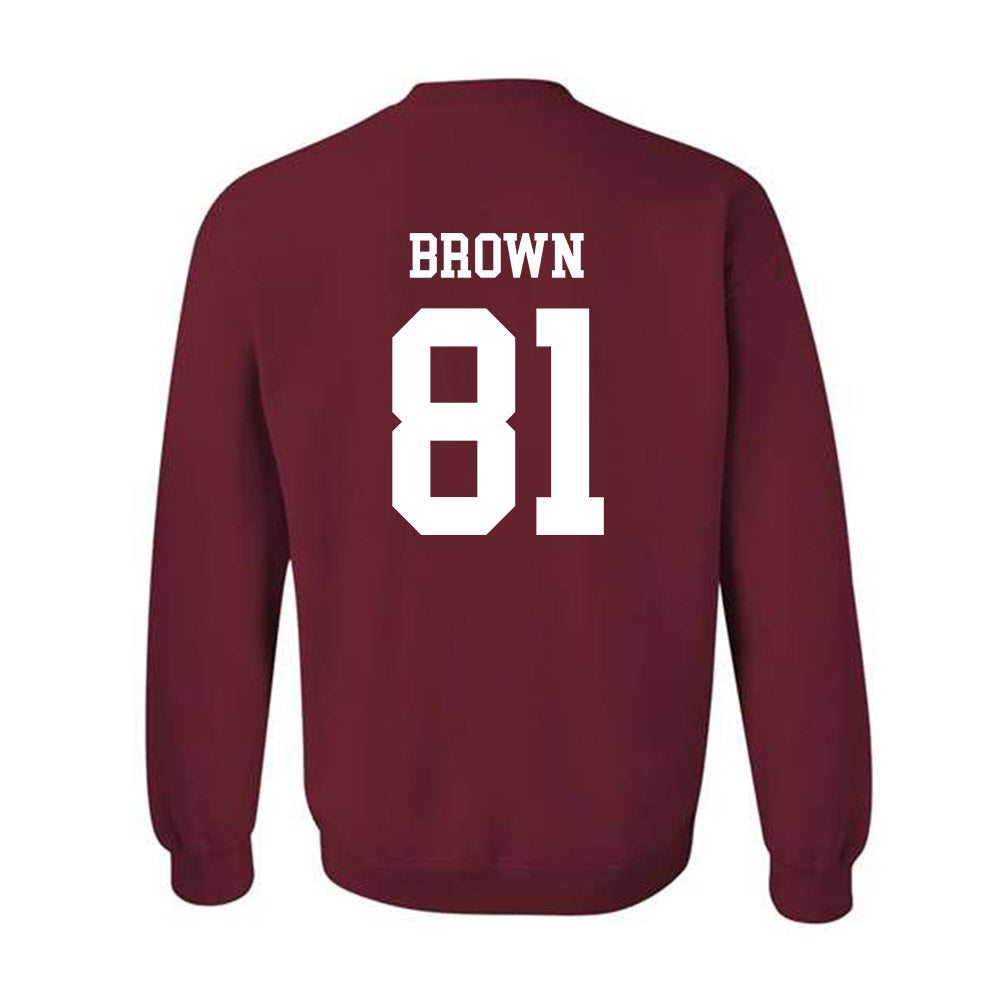 Alabama - Football Alumni : Keith Brown - Classic Crewneck Sweatshirt Style001