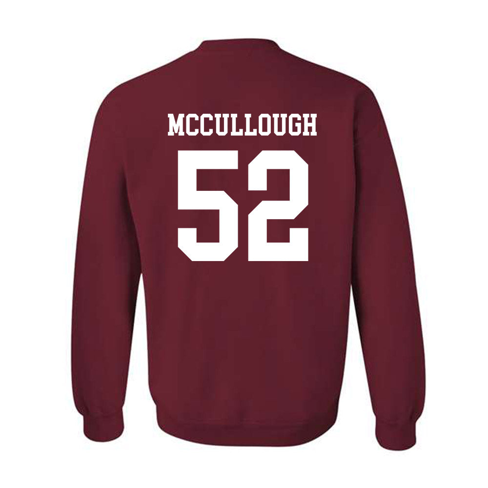 Alabama - Football Alumni : Alfred McCullough - Classic Shersey Crewneck Sweatshirt Style001