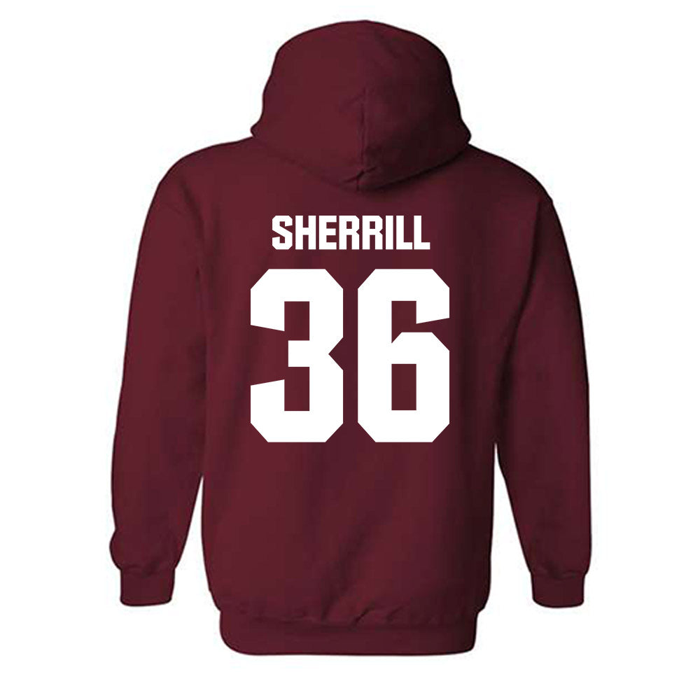 Alabama - Football Alumni : Jackie Sherrill - Classic Shersey Hooded Sweatshirt Style013