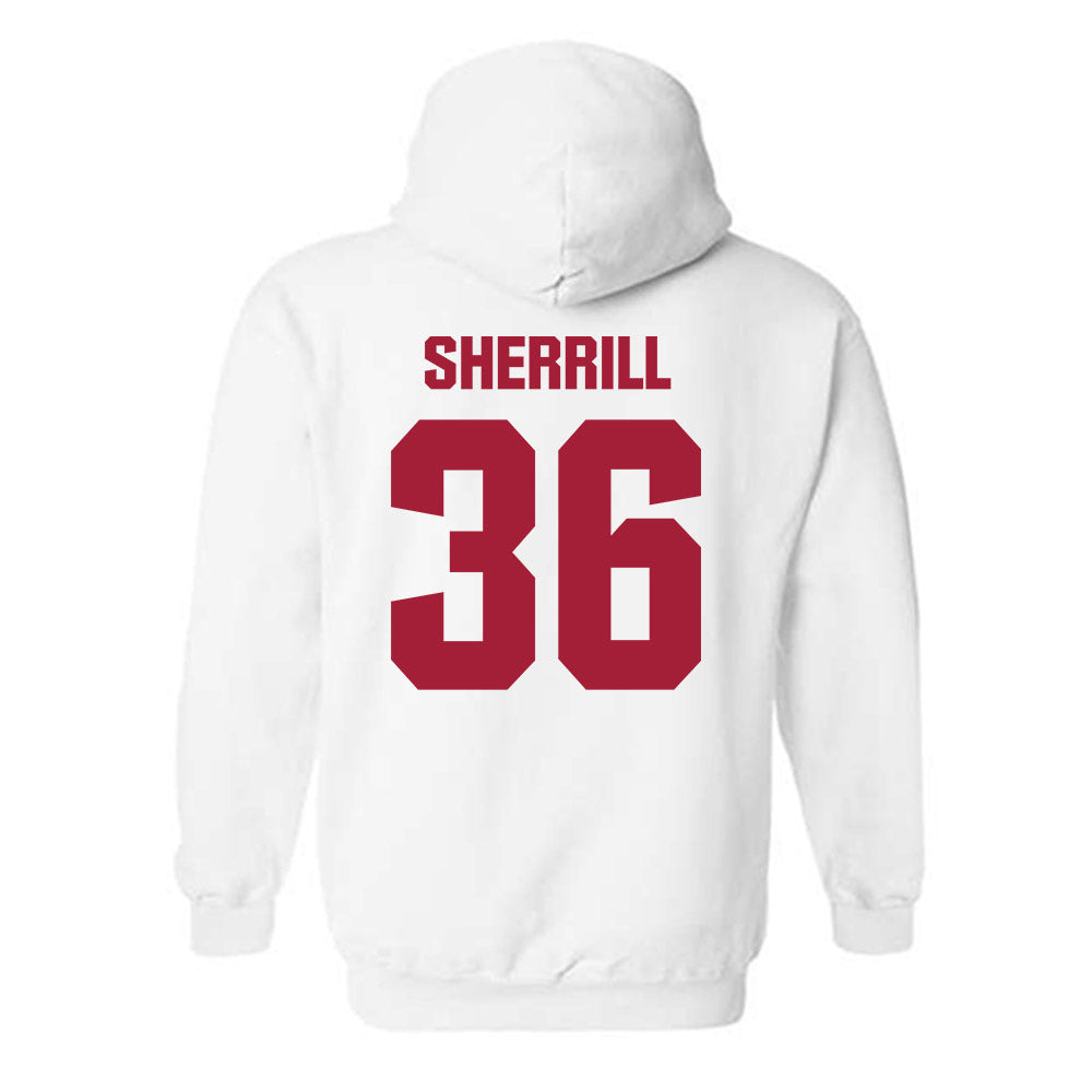Alabama - Football Alumni : Jackie Sherrill - Classic Shersey Hooded Sweatshirt Style003