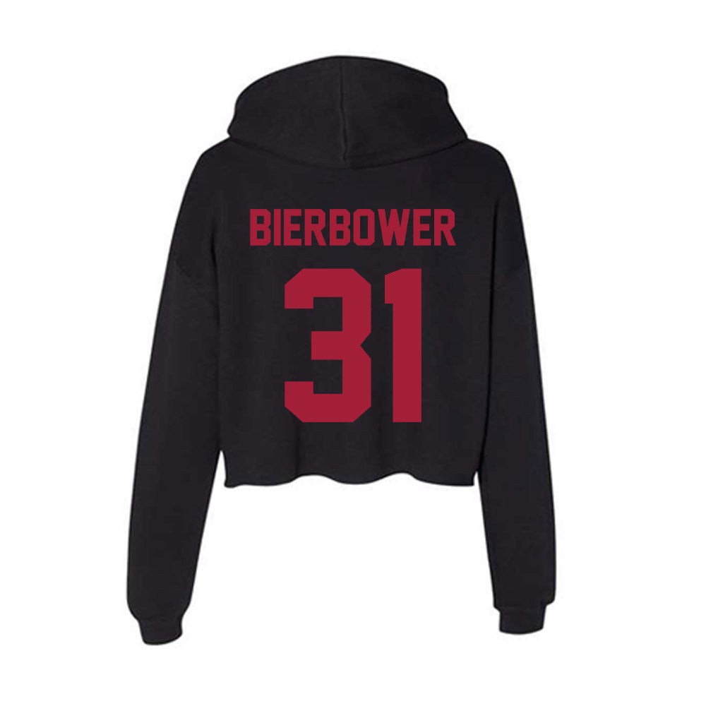 Alabama - Football Alumni : Jerrod Bierbower - Women's Crop Fleece Hoodie