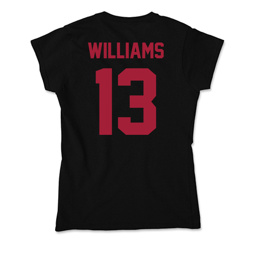 Alabama - Men's Basketball Alumni : Lucky Williams - Soft Style Women‚Äôs T-Shirt