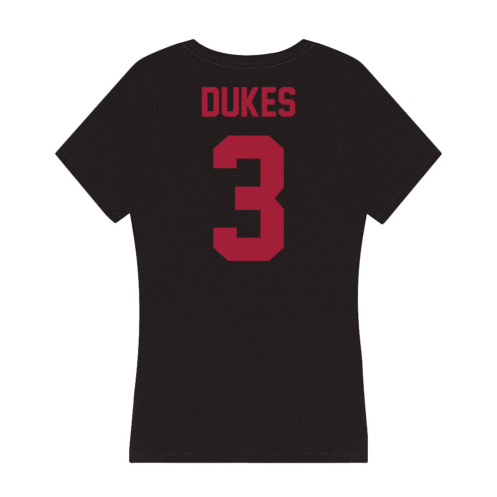 Alabama - Football Alumni : Jeffrey Dukes - Women's V-Neck T-Shirt
