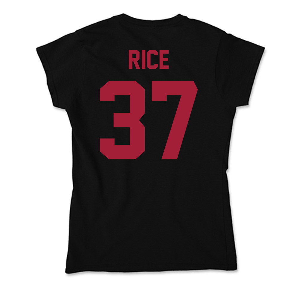 Alabama - Football Alumni : Jonathan Rice - Soft Style Women‚Äôs T-Shirt