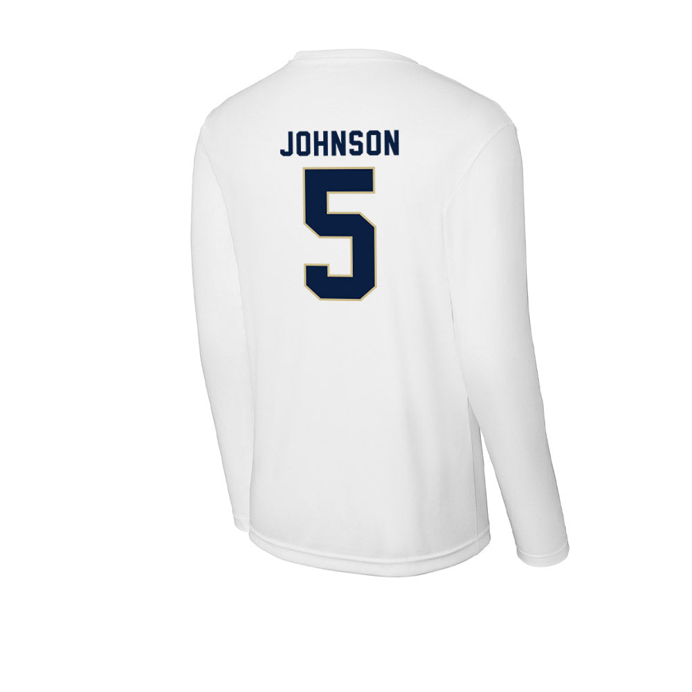 Akron - NCAA Men's Basketball : Tavari Johnson - Activewear Long Sleeve T-Shirt
