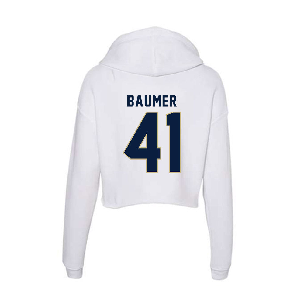 Akron - NCAA Women's Lacrosse : Sarah Baumer - Women's Crop Fleece Hoodie