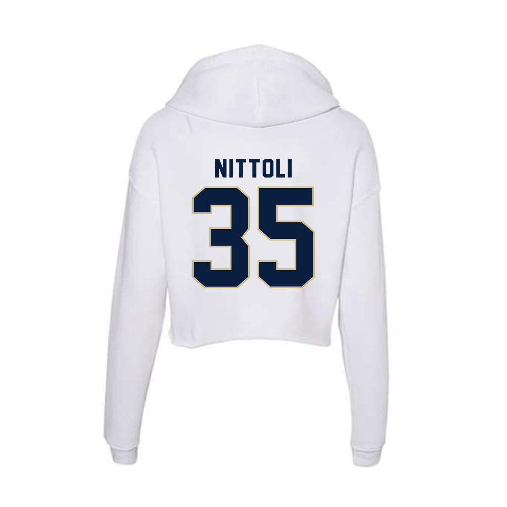 Akron - NCAA Football : Danny Nittoli - Women's Crop Fleece Hoodie