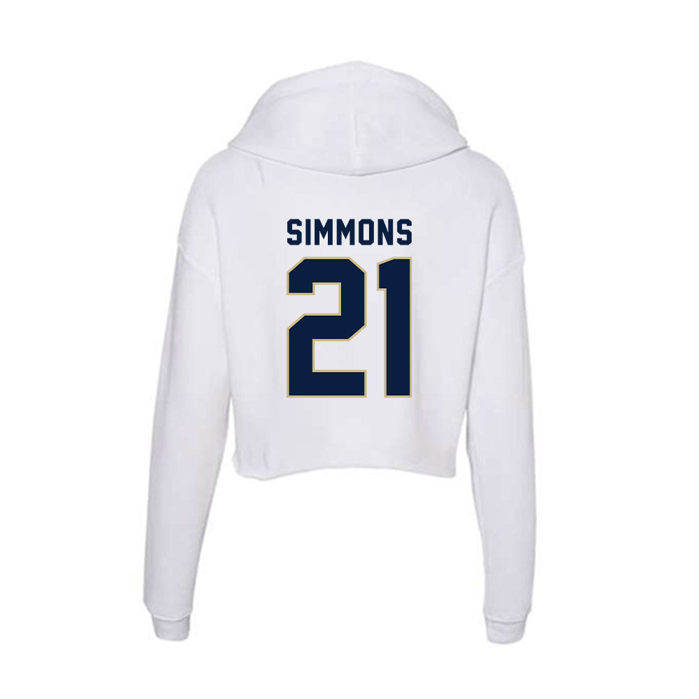 Akron - NCAA Women's Soccer : Anna Simmons - Women's Crop Fleece Hoodie