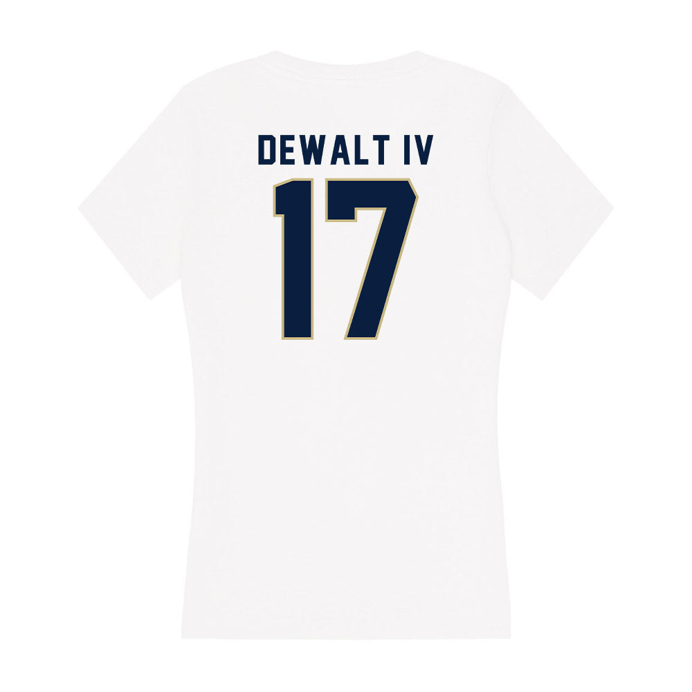 Akron - NCAA Football : Malcolm DeWalt IV - Women's V-Neck T-Shirt