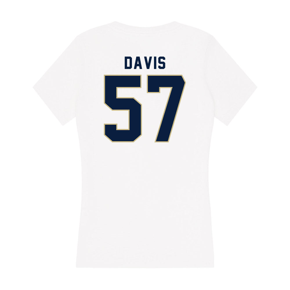 Akron - NCAA Football : Elijah Davis - Women's V-Neck T-Shirt