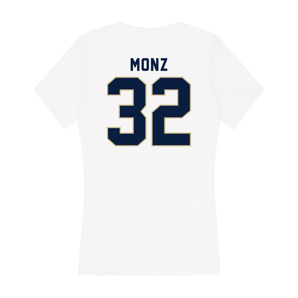 Akron - NCAA Football : Dominic Monz - Women's V-Neck T-Shirt