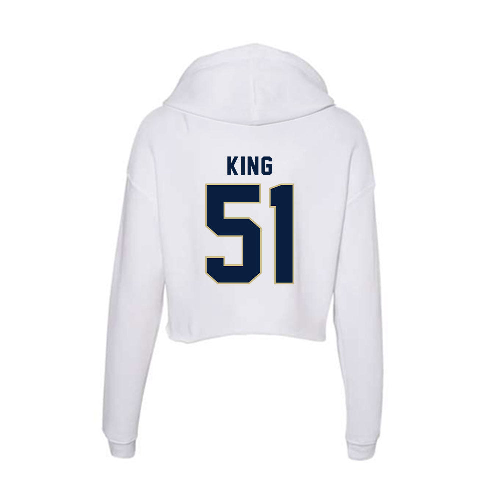 Akron - NCAA Football : Maasai King - Women's Crop Fleece Hoodie