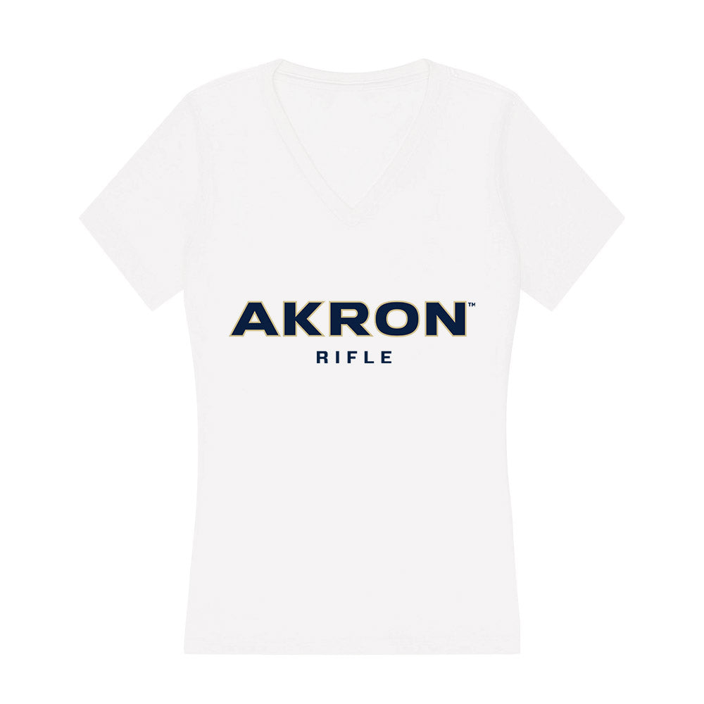 Akron - NCAA Rifle : Sally Reeke - Women's V-Neck T-Shirt