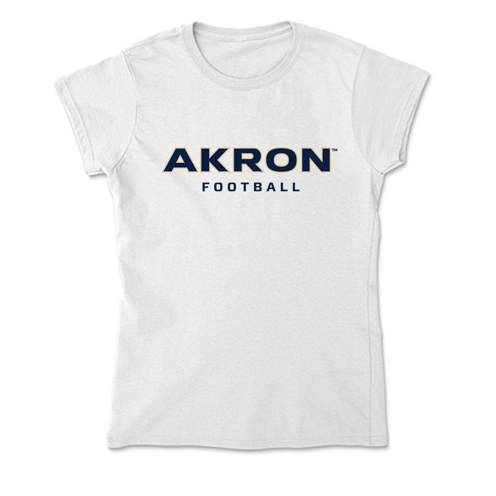 Akron - NCAA Football : Avery Book - Soft Style Women‚Äôs T-Shirt