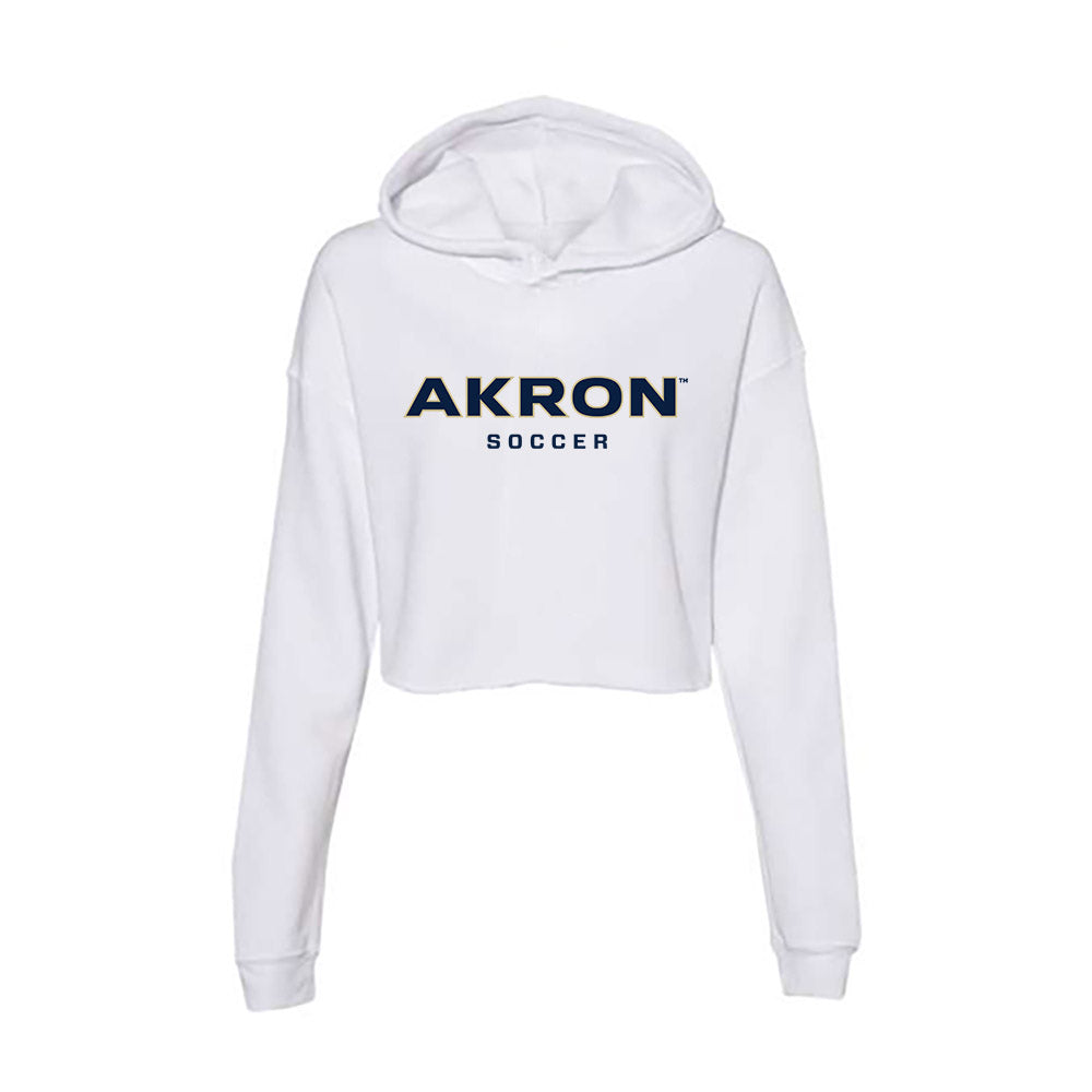 Akron - NCAA Women's Soccer : Anna Simmons - Women's Crop Fleece Hoodie