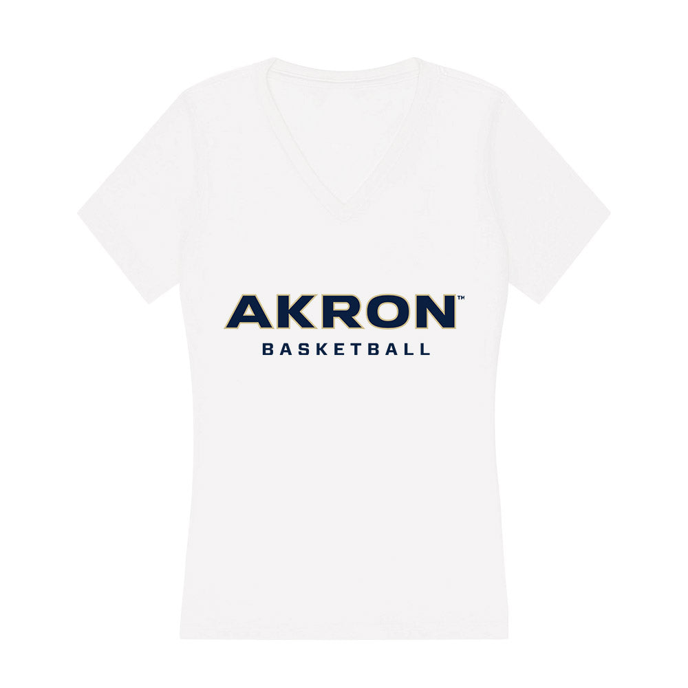 Akron - NCAA Men's Basketball : Sharron Young - Women's V-Neck T-Shirt