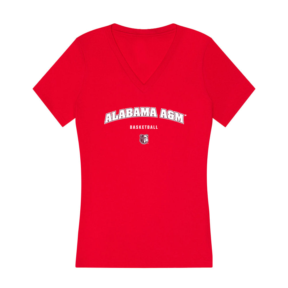 AAMU - NCAA Women's Basketball : Mailyn Wilkerson - Women's V-Neck T-Shirt Style001