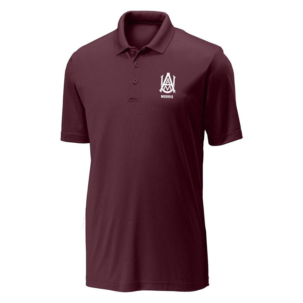 AAMU - NCAA Baseball : Charles Morris - Activewear Polo Shirt