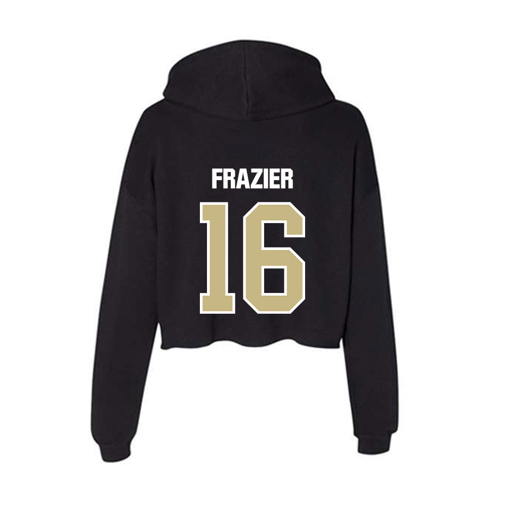 Akron - NCAA Football : Dahvon Frazier - Women's Crop Fleece Hoodie Style001