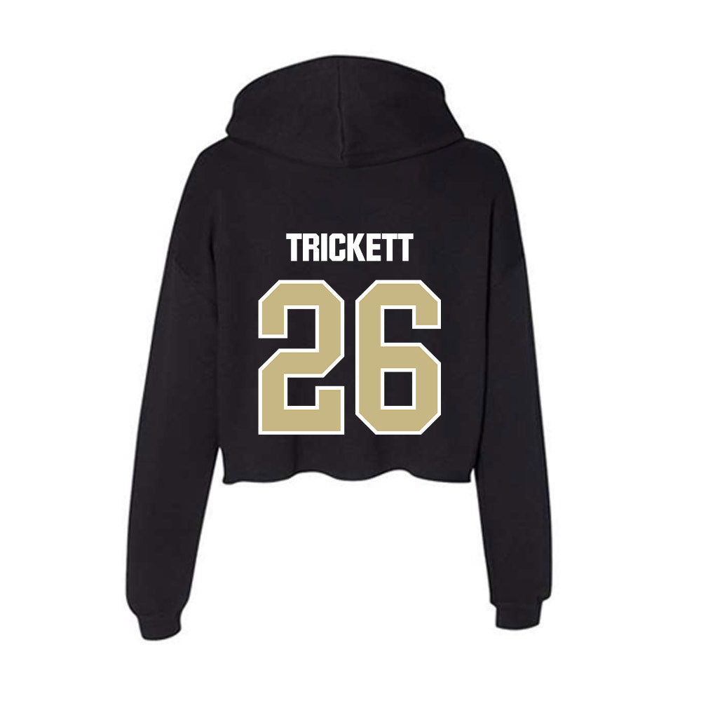 Akron - NCAA Women's Lacrosse : Antonia Trickett - Women's Crop Fleece Hoodie Style001