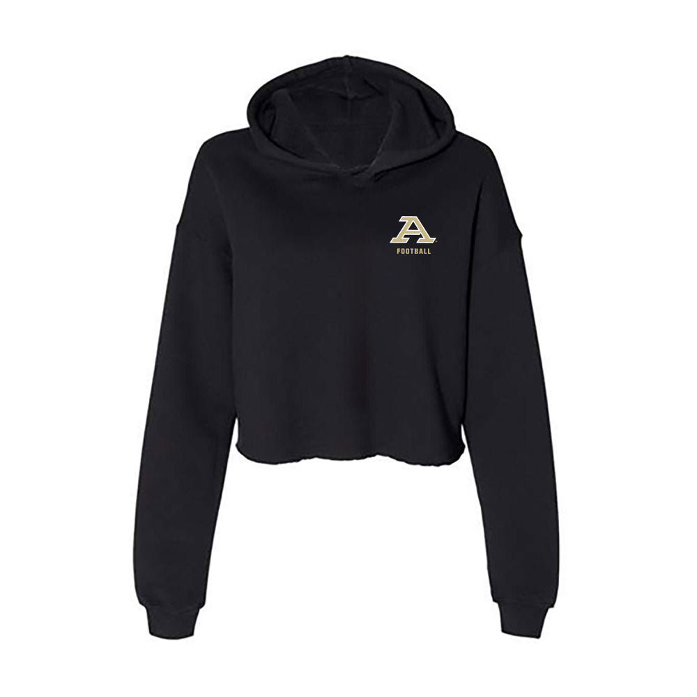 Akron - NCAA Football : Dahvon Frazier - Women's Crop Fleece Hoodie Style001