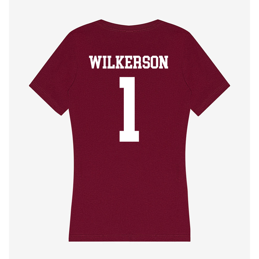 AAMU - NCAA Women's Basketball : Mailyn Wilkerson - Women's V-Neck T-Shirt Style002