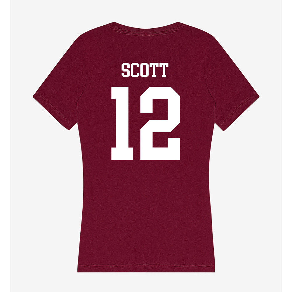 AAMU - NCAA Women's Volleyball : Keyara Scott - Women's V-Neck T-Shirt Style001