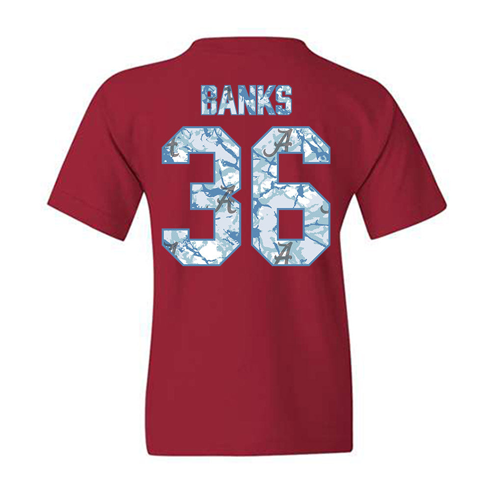 Alabama - NCAA Baseball : Hagan Banks - Hydrobama‚Ñ¢ Youth T-Shirt Style001