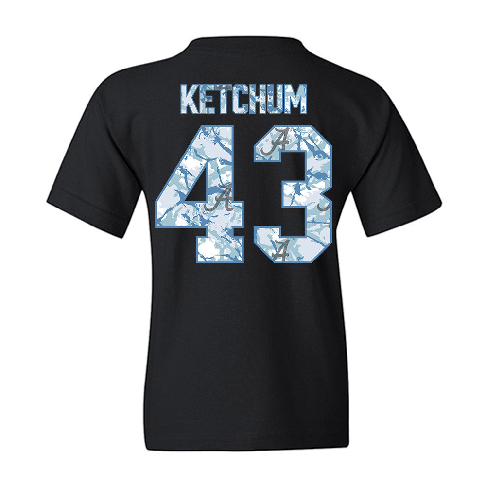 Alabama - NCAA Baseball : Jack Ketchum - Hydrobama‚Ñ¢ Youth T-Shirt