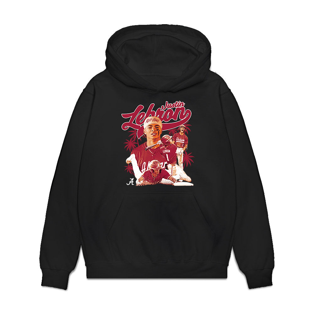 Alabama - NCAA Baseball : Justin Lebron - Premium Hooded Sweatshirt Style002