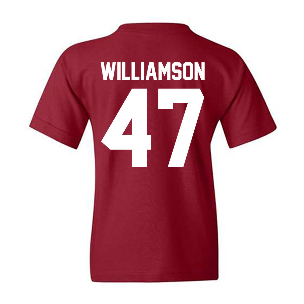 Alabama - NCAA Baseball : Jojo Williamson - NCAA¬Æ Replica Shersey Youth T-Shirt Style002