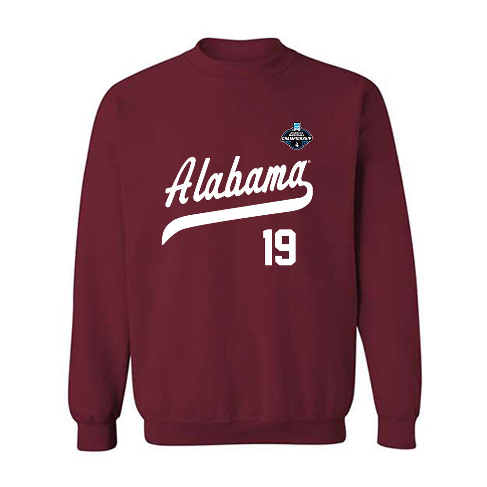 Alabama - NCAA Baseball : Aeden Finateri - NCAA¬Æ Replica Shersey Crewneck Sweatshirt Style003