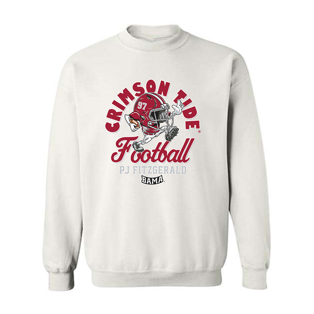 Alabama - Football Alumni : PJ Fitzgerald - Crewneck Sweatshirt Fashion Shersey Style001