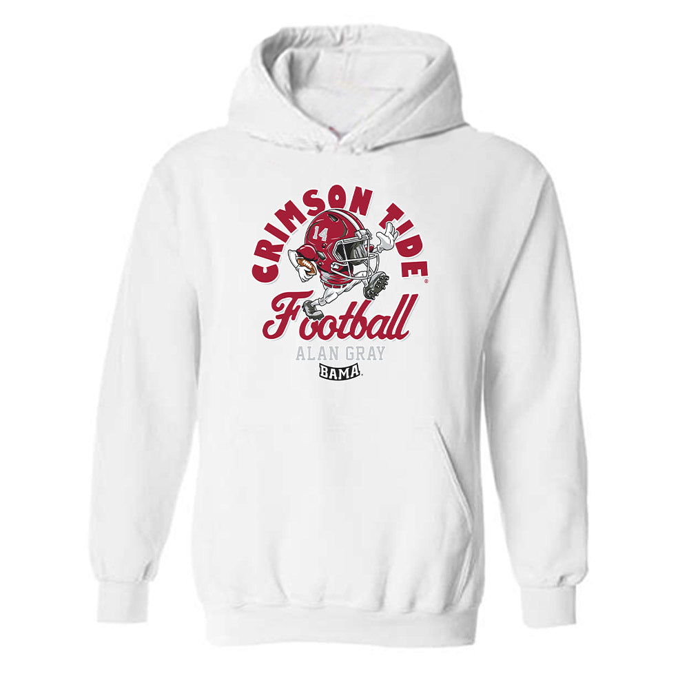 Alabama - Football Alumni : Alan Gray - Hooded Sweatshirt Fashion Shersey Style001