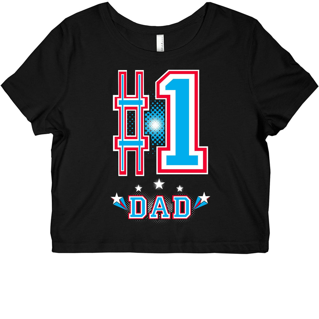 #1 DAD Graphic Baby Tee