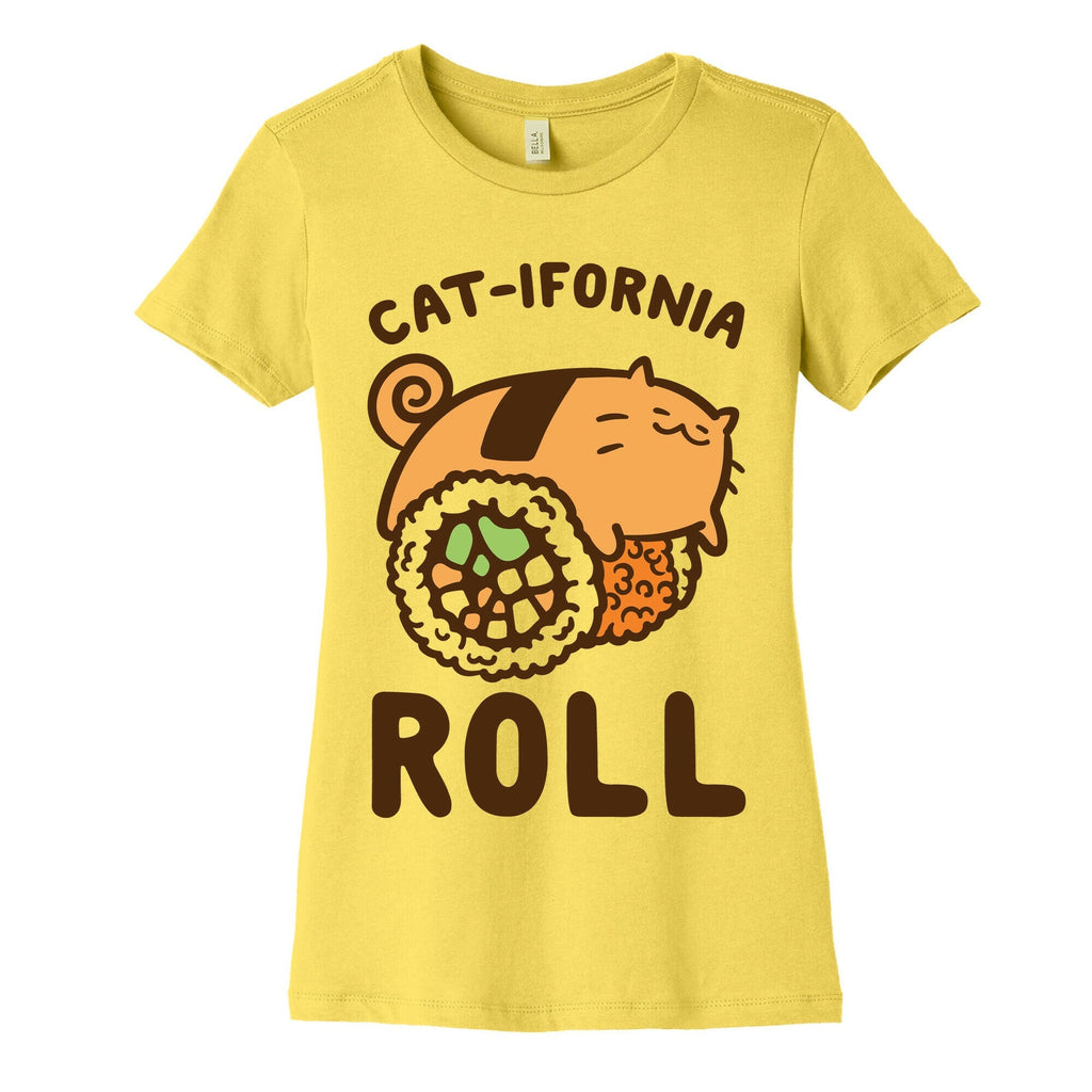 California Cat Roll Women's Cotton Tee