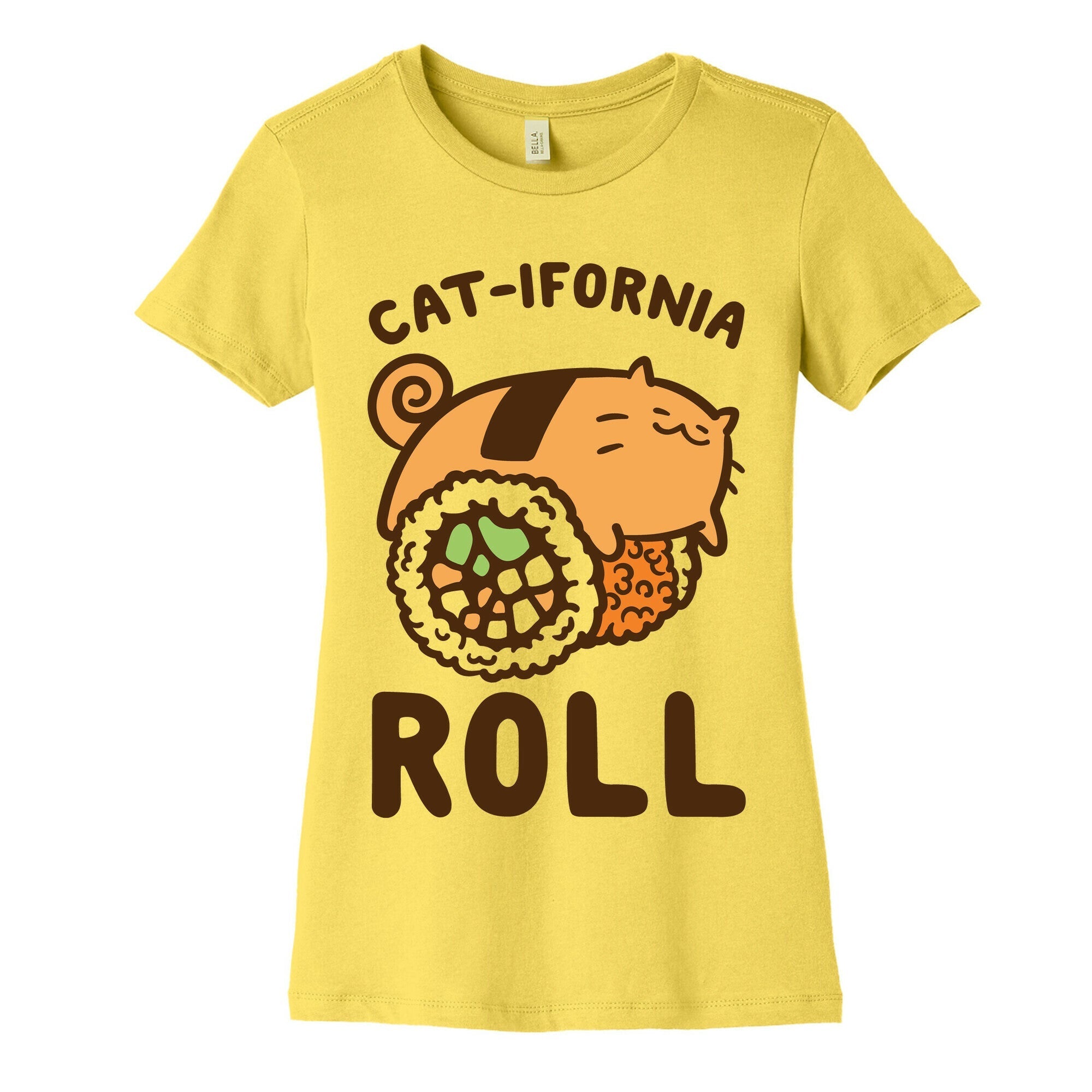 California Cat Roll Women's Cotton Tee