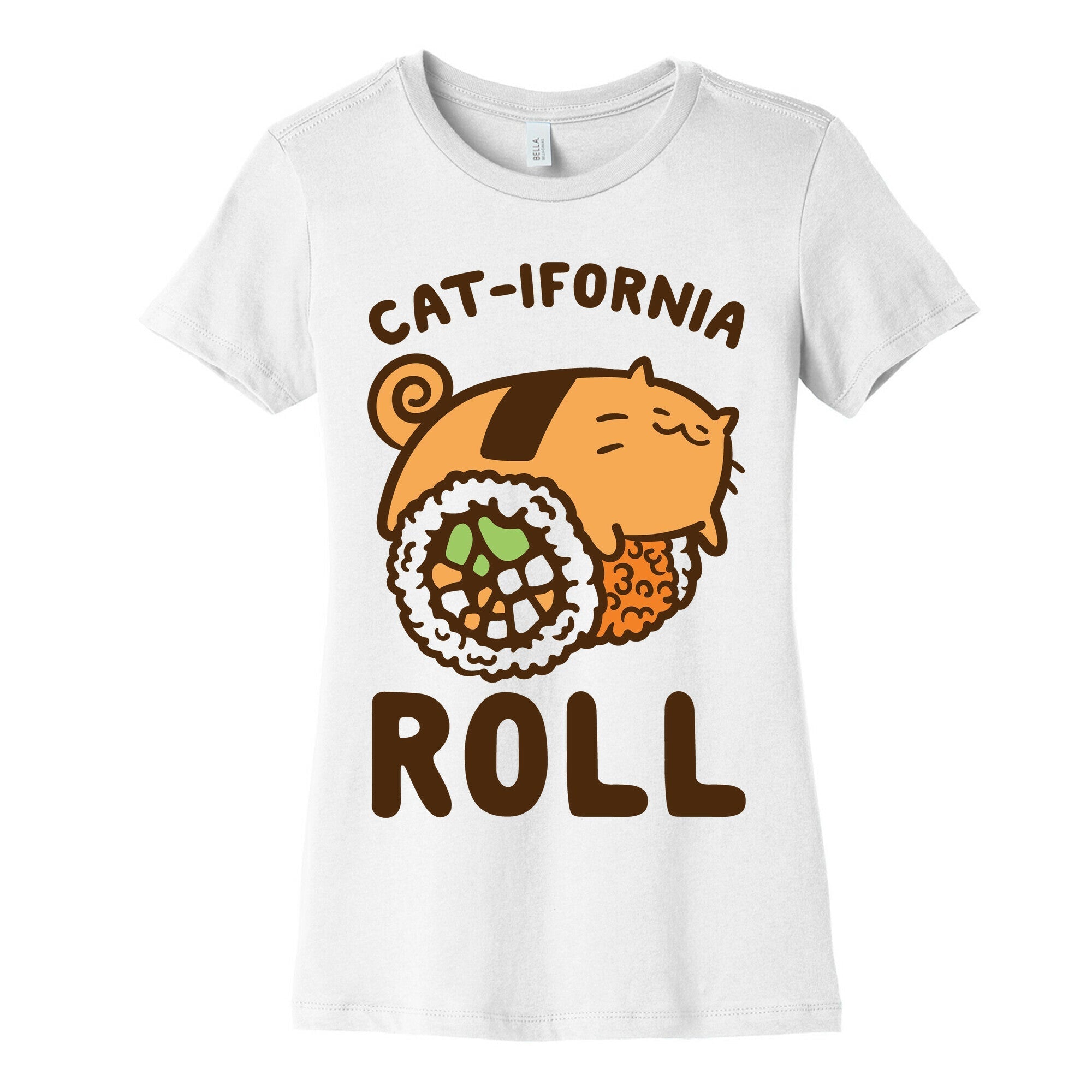 California Cat Roll Women's Cotton Tee