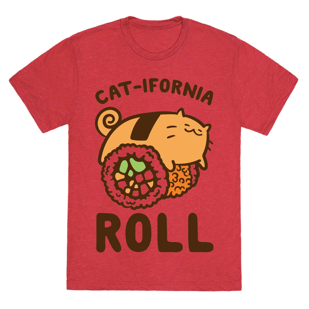 California Cat Roll Unisex Triblend Tee