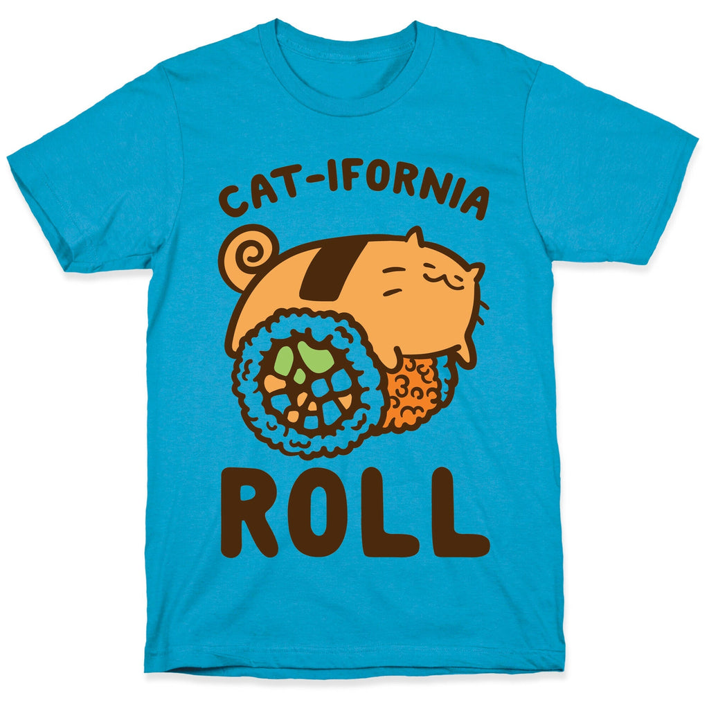 California Cat Roll Unisex Triblend Tee