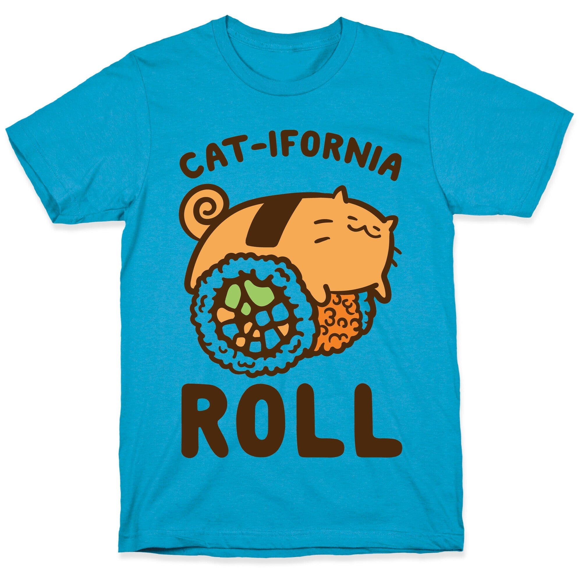 California Cat Roll Unisex Triblend Tee