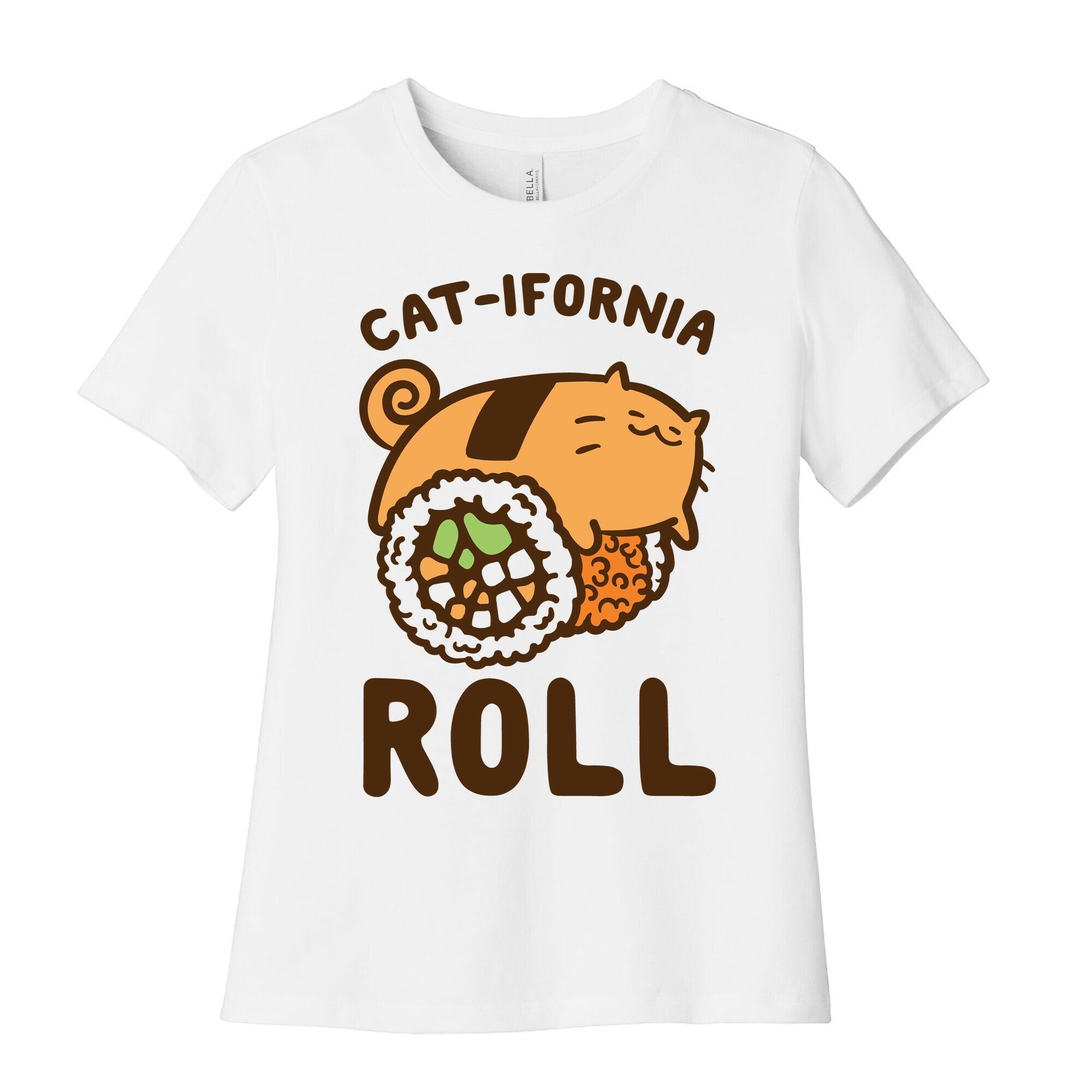 California Cat Roll Women's Cotton Tee