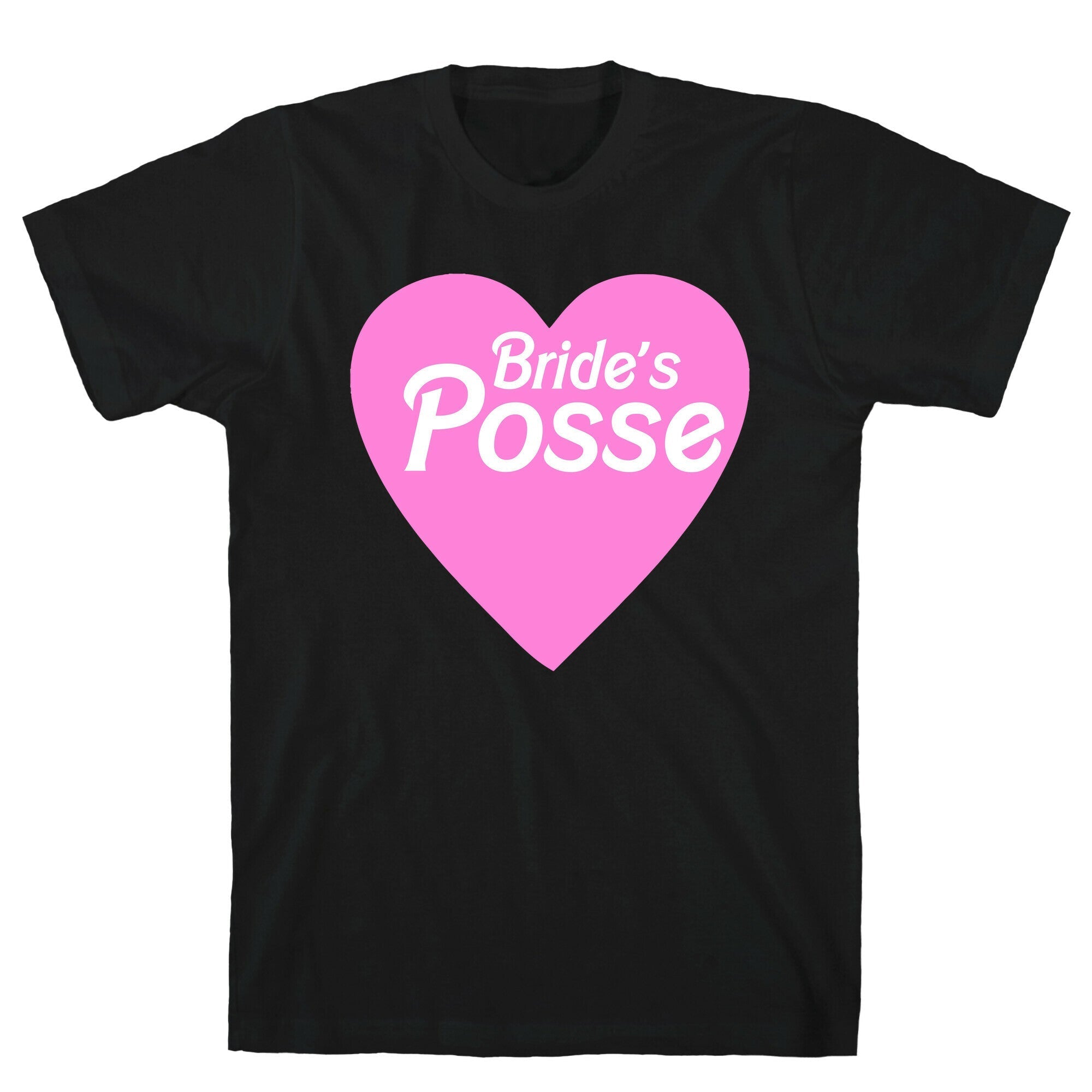 Bride's Posse Heart T-Shirt
