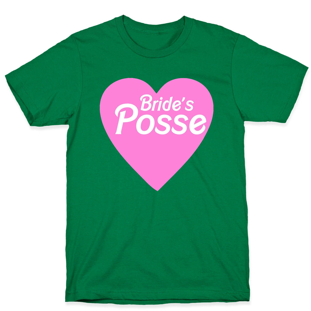 Bride's Posse Heart T-Shirt