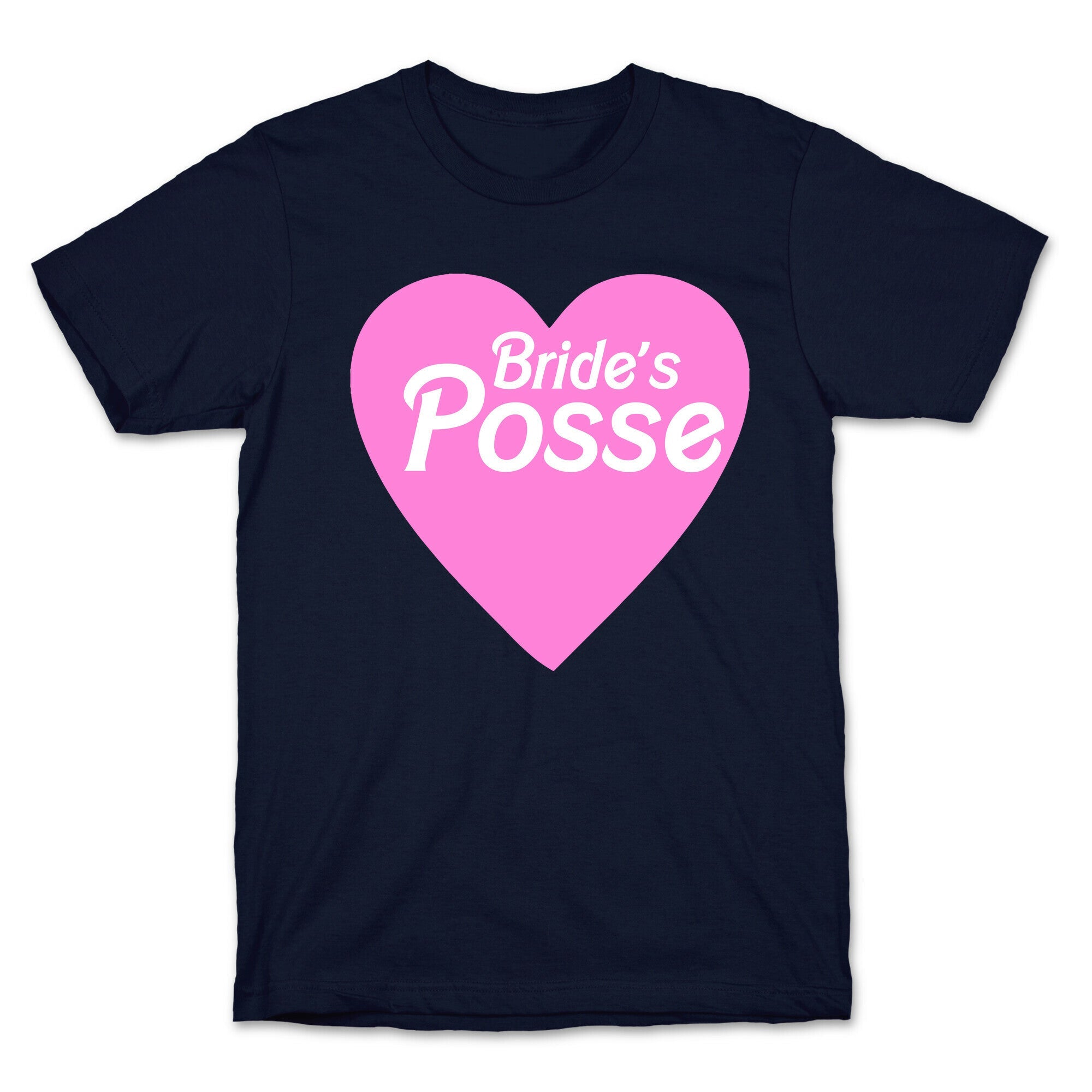 Bride's Posse Heart T-Shirt