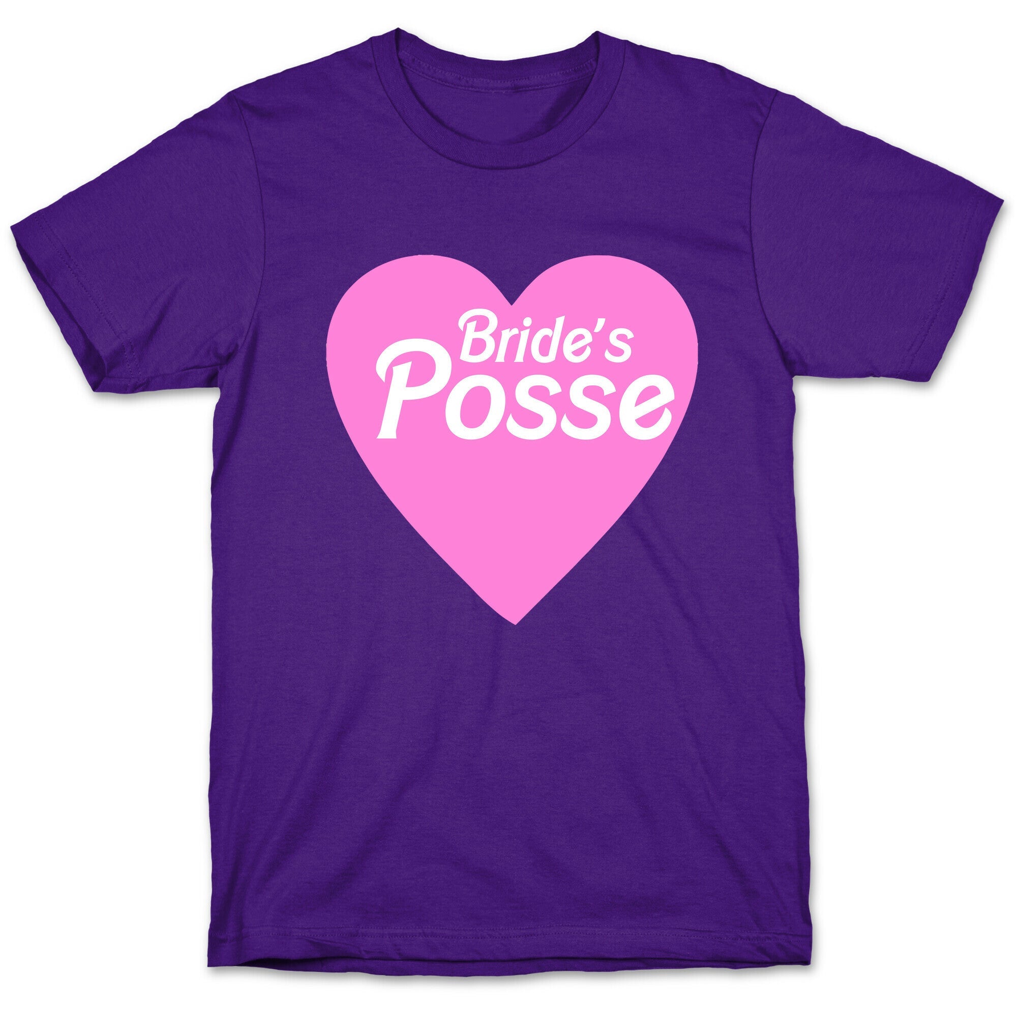 Bride's Posse Heart T-Shirt