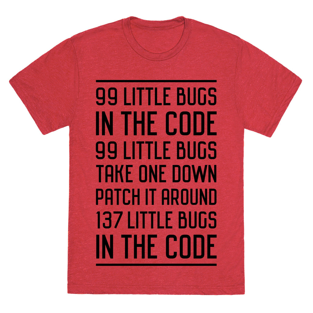 99 Little Bugs in the Code Unisex Triblend Tee