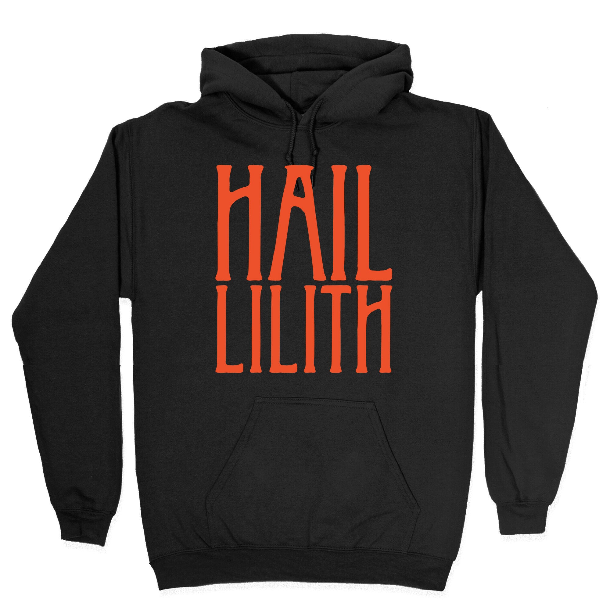Hail Lilith White Parody Print Hoodie