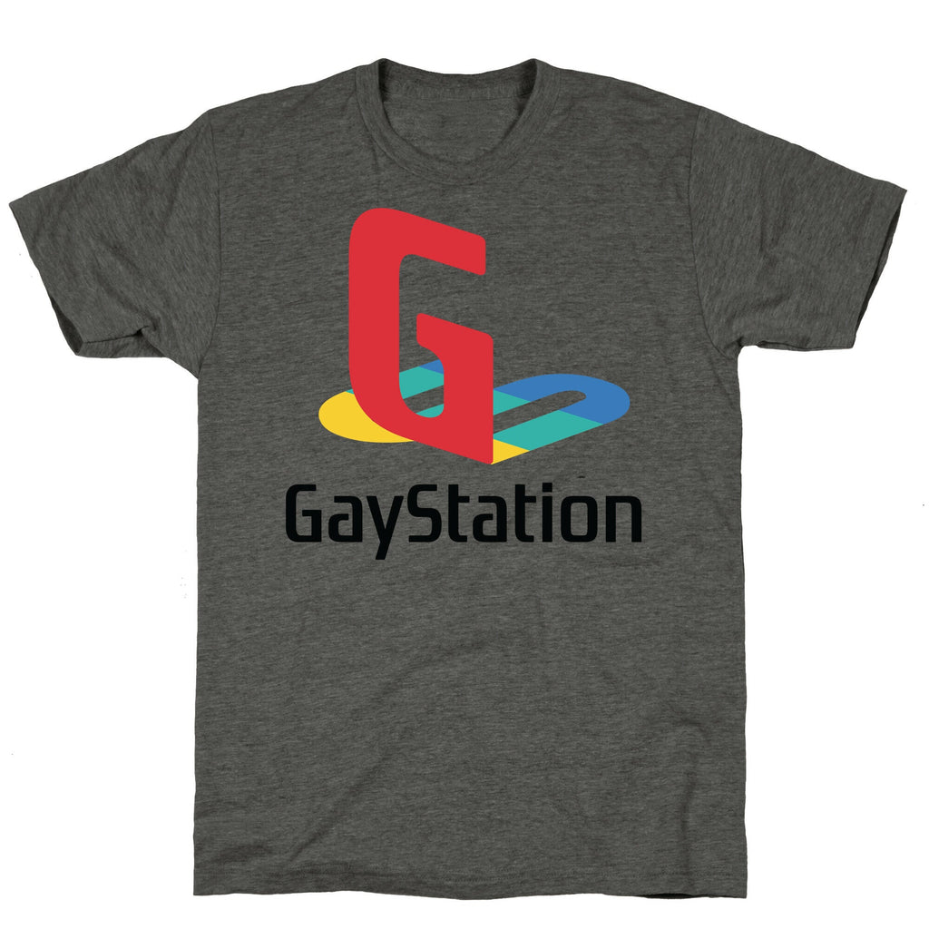 Gay Station  Unisex Triblend Tee